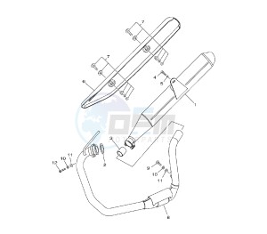 XT X BRA 125 drawing EXHAUST