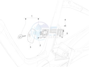 Wi-Bike Mas Deore Active-2017 (NAFTA) drawing Locks