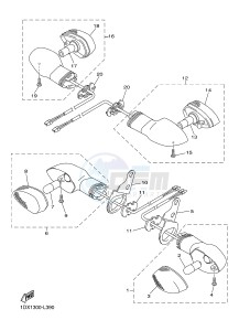 WR450F (1DXJ 1DXF 1DXH 1DXG) drawing FLASHER LIGHT