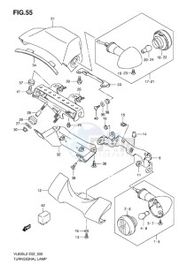 VL800 INTRUDER EU drawing TURNSIGNAL LAMP