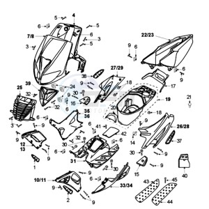 FIGHT RW3A drawing COWLING