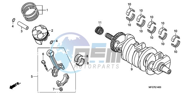 CRANKSHAFT/PISTON