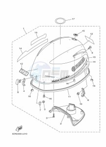 F20DETL drawing FAIRING-UPPER