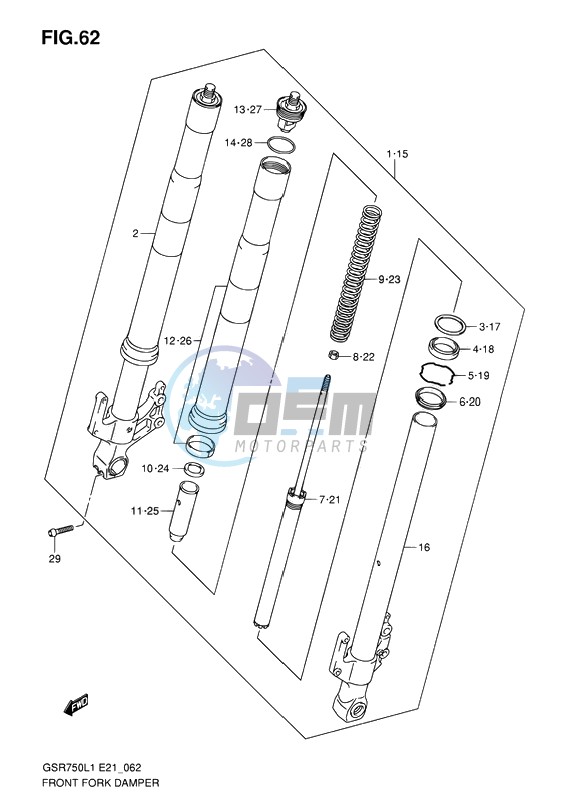 FRONT FORK DAMPER