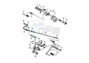 FZ6 600 drawing SHIFT SHAFT