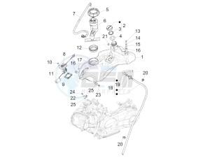 PRIMAVERA 125 4T 3V IE ABS-NOABS E3-E4 (EMEA) drawing Fuel tank