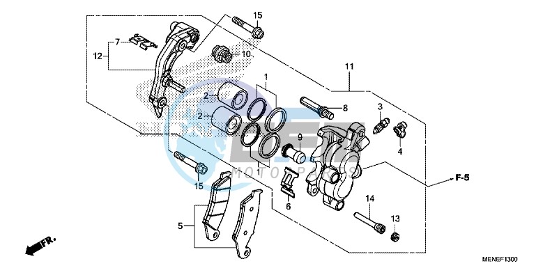 FRONT BRAKE CALIPER