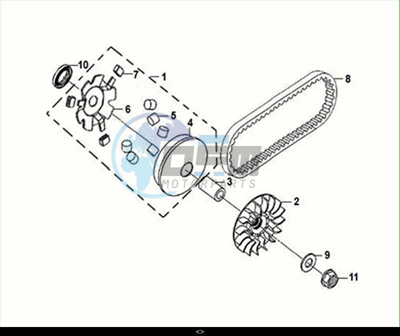 MOVABLE DRIVE FACE ASSY