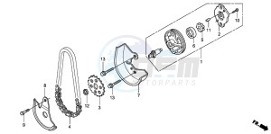 FES150 125 S-WING drawing OIL PUMP