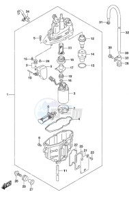 DF 140A drawing Fuel Vapor Separator