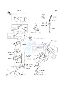 JT 1500 F [ULTRA 260LX] (F9F) F9F drawing ELECTRICAL EQUIPMENT