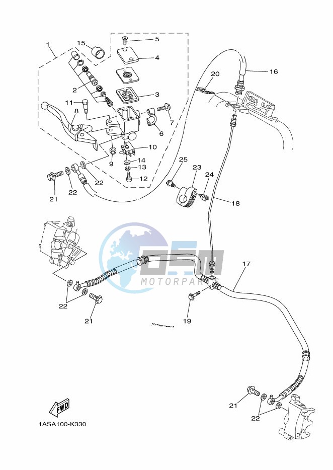 FRONT MASTER CYLINDER