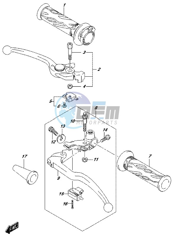 HANDLE LEVER (DL650XAUEL7 E21)