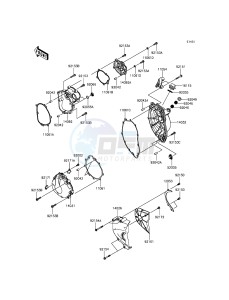 NINJA_ZX-6R ZX636EEF FR GB XX (EU ME A(FRICA) drawing Engine Cover(s)