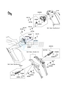 Z1000SX ABS ZX1000HBF FR GB XX (EU ME A(FRICA) drawing Turn Signals