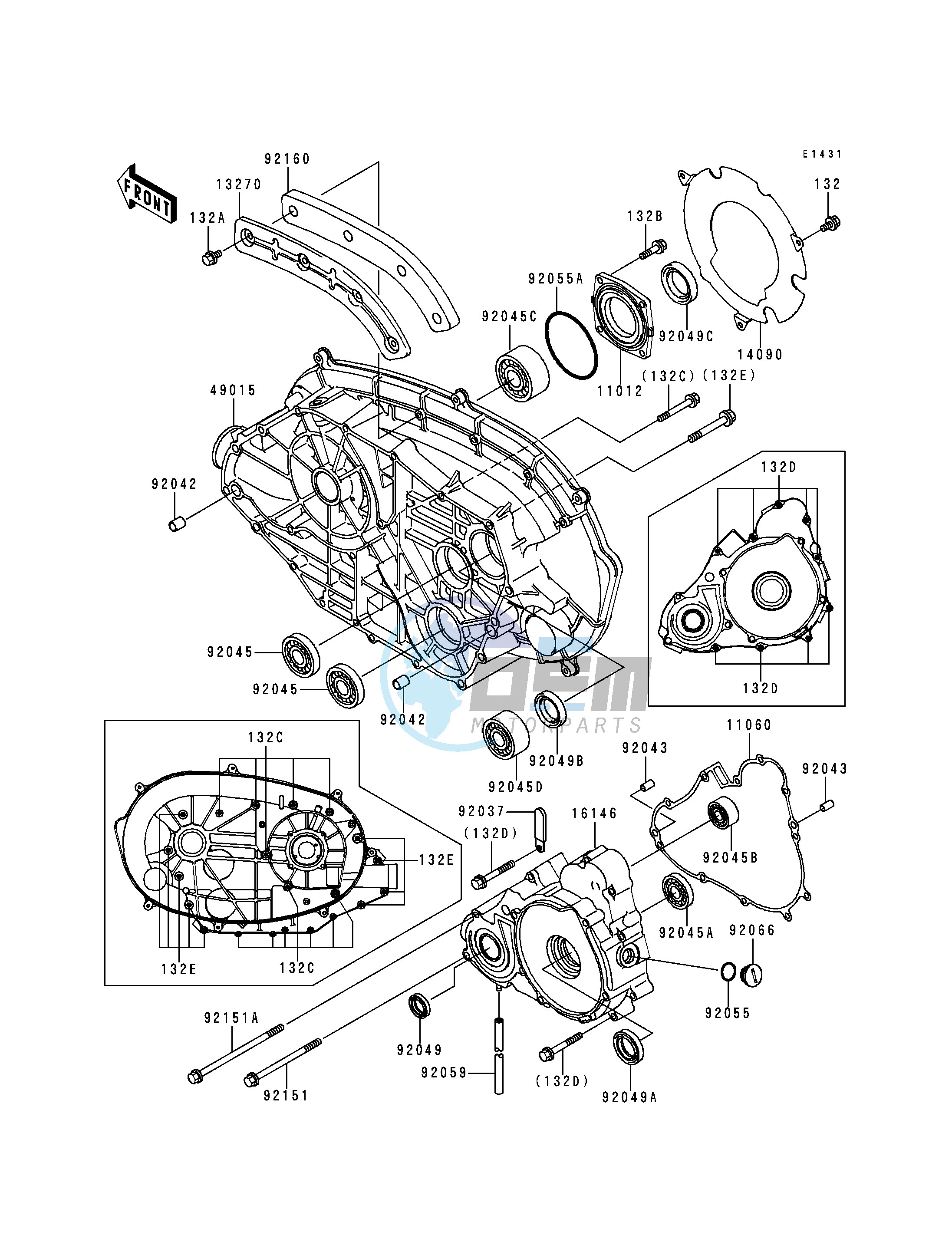 ENGINE COVER-- S- -