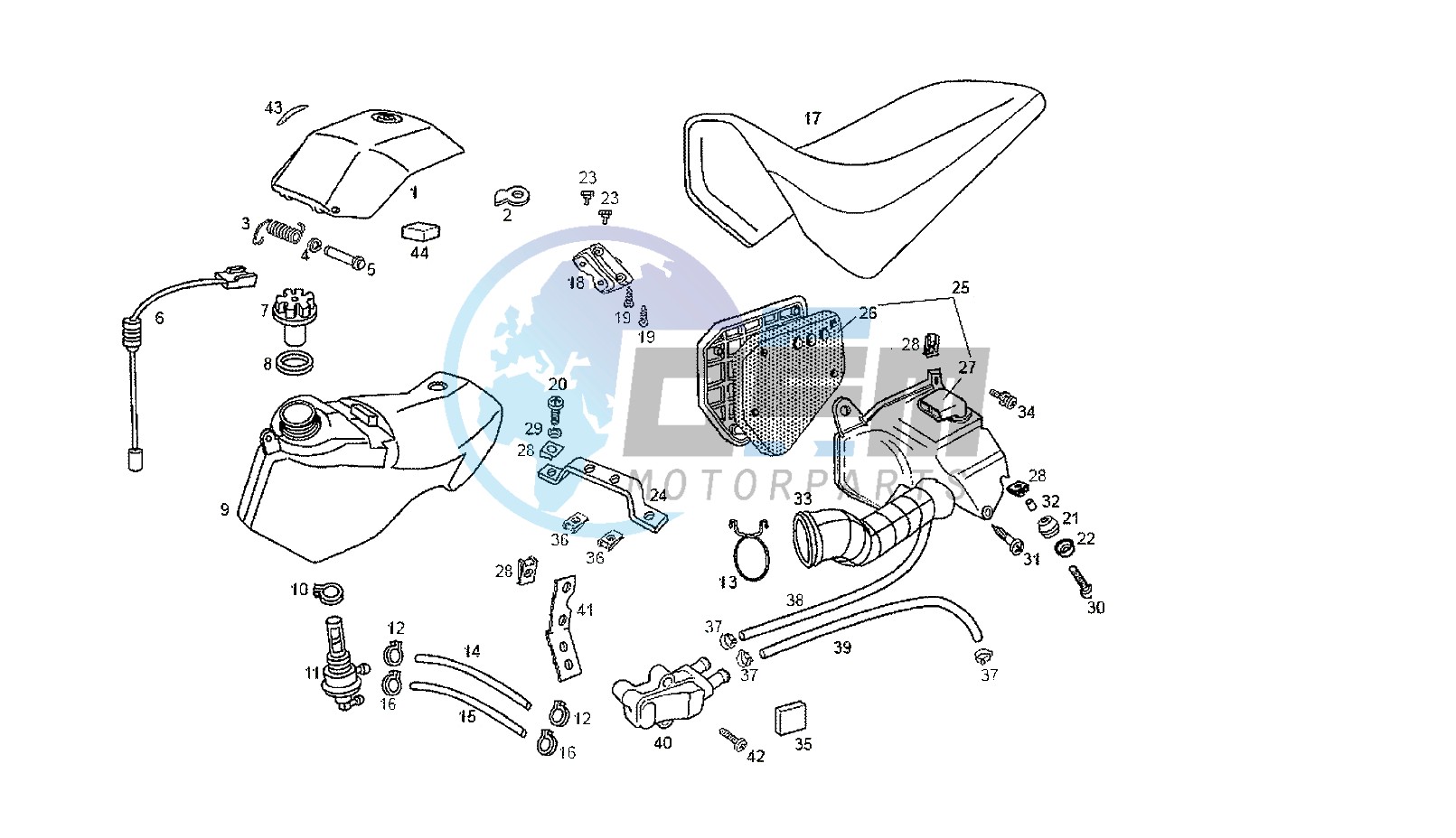 FUEL TANK - SEAT