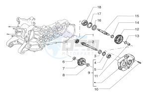 Sfera 125cc drawing Wheel shaft