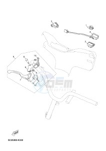 OVETTO 4 50 OVETTO 4 (2ACA) drawing HANDLE SWITCH & LEVER