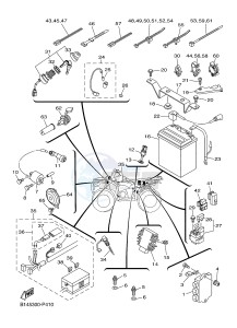 YFM350A YFM350TF GRIZZLY 350 2WD (B145) drawing ELECTRICAL 1