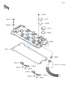 JET SKI ULTRA 310LX JT1500MHF EU drawing Cylinder Head Cover