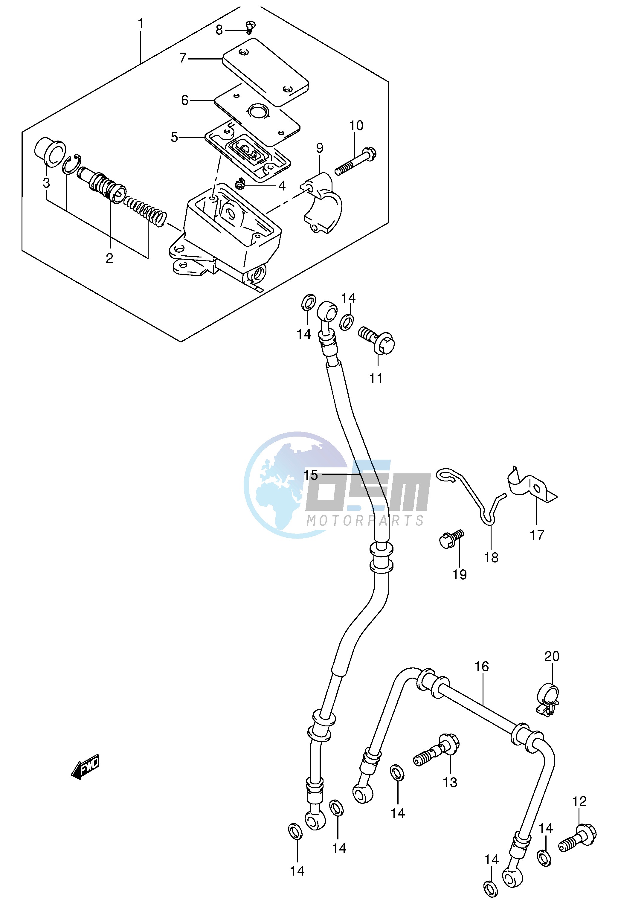 FRONT BRAKE HOSE