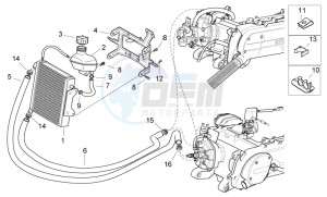 SR 50 H2O (ie+carb.) 03-12 drawing Cooling system