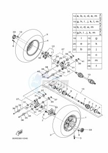 YFM450FWBD KODIAK 450 EPS (BHT2) drawing REAR WHEEL