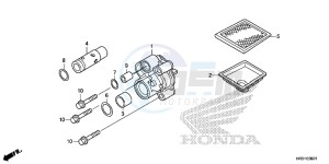 TRX420FE1H Europe Direct - (ED) drawing OIL PUMP (TRX420FE1/FM1/FM2/TE1/TM1)