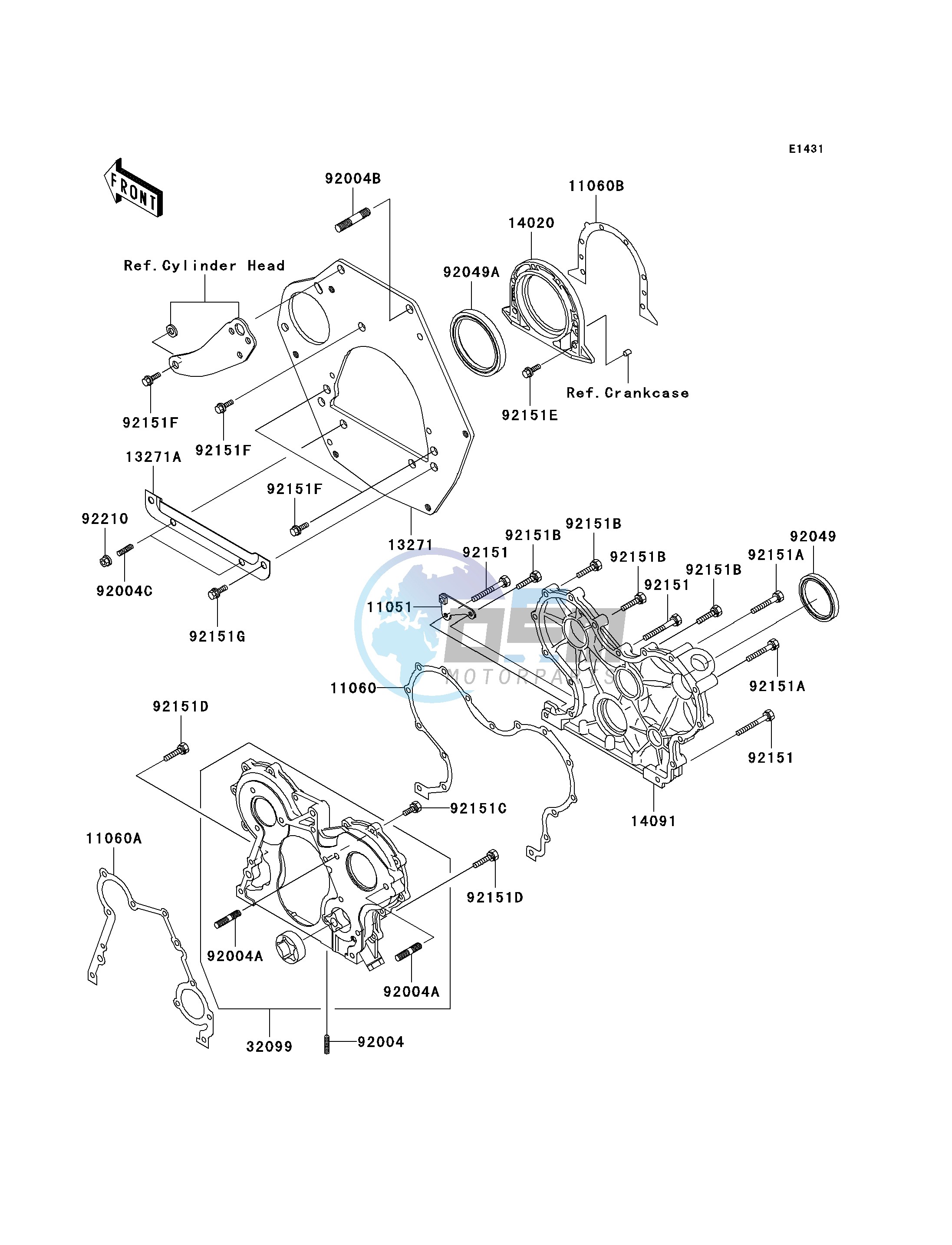 ENGINE COVER-- S- -