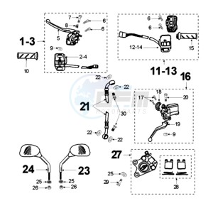 VIVA 2 D A drawing BRAKE SYSTEM AJP DOMINO