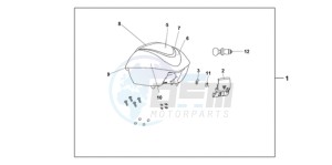 SH1259 France - (F / CMF 2F) drawing TOPBOX *R302M*