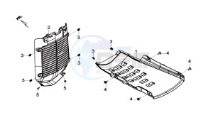 MAXSYM 600I drawing UNDERTAIL / COOLER COWLING