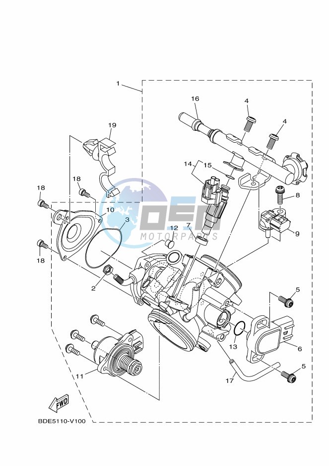 THROTTLE BODY ASSY 1