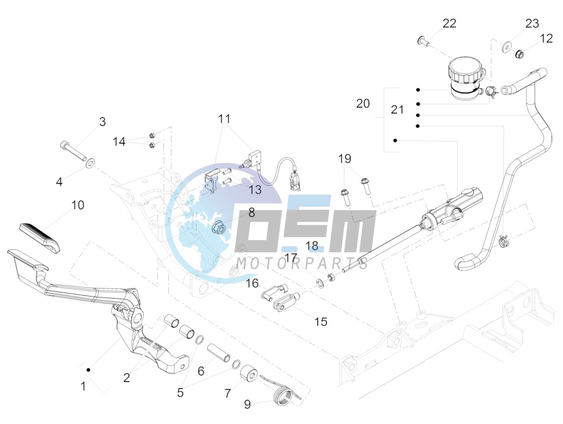 Front brake caliper