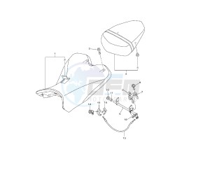 YZF R1 1000 drawing SEAT