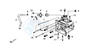 GTS 300i drawing CYLINDER HEAD CPL