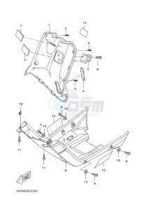 CW50N BW'S NAKED (2B7P 2B7P 2B7P) drawing LEG SHIELD