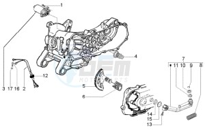 Liberty 50 4t RST ptt (F) France drawing Starting motor-starter lever