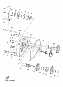 YFM90R (BD3M) drawing TRANSMISSION