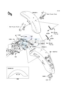 VN1700_CLASSIC_ABS VN1700FEF GB XX (EU ME A(FRICA) drawing Fenders