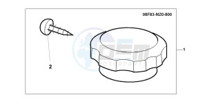 CB600F CB600S drawing CHRM RADIATOR CAP