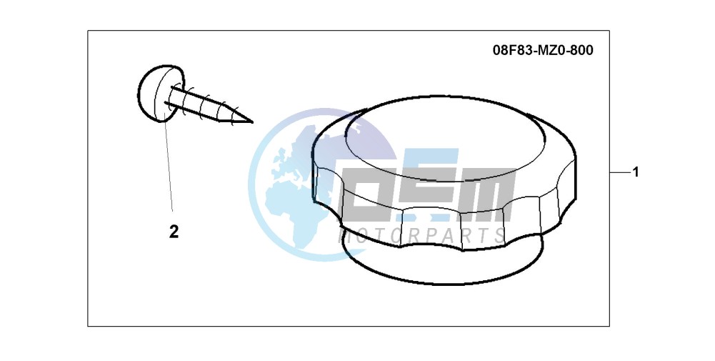 CHRM RADIATOR CAP