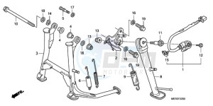 CBF600NA9 France - (F / ABS CMF) drawing STAND