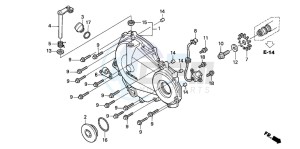 CBR600F4 drawing RIGHT CRANKCASE COVER