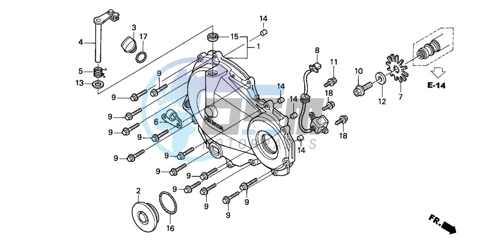 RIGHT CRANKCASE COVER