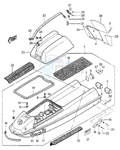 JS 440 A [JS440] (A1-A2) [JS440] drawing HULL_ENGINE HOOD -- JS550-A3_A4- -