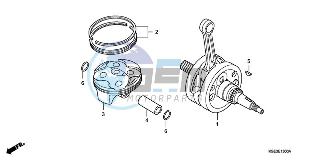 CRANKSHAFT/PISTON