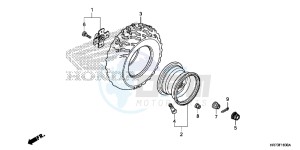 TRX420FA6H Europe Direct - (ED) drawing REAR WHEEL