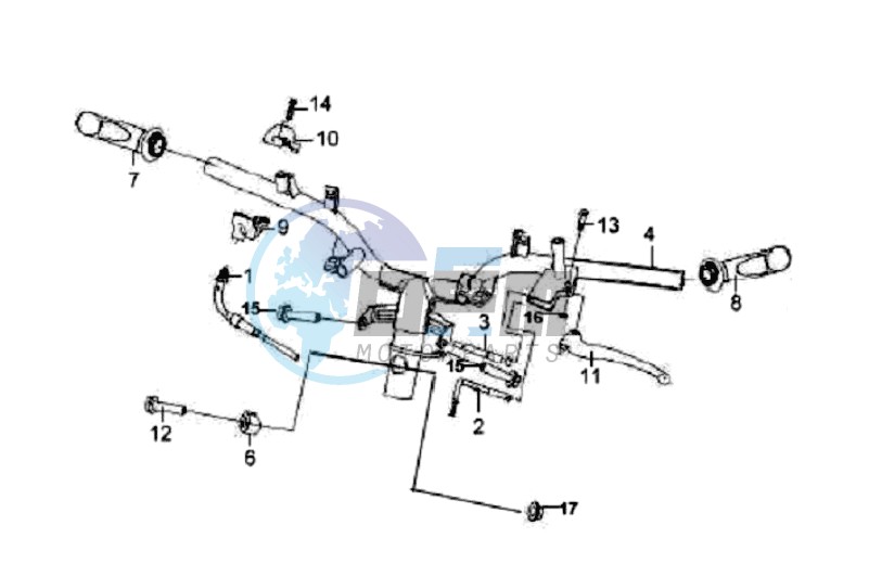 HANDLEBAR / BRAKE LEVERS /CABLES